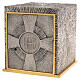 Tabernacle en bronze finition argent JHS 20x25x25 cm s1