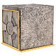 Tabernacle en bronze finition argent JHS 20x25x25 cm s5
