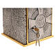 Tabernacle en bronze finition argent JHS 20x25x25 cm s9