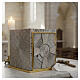 Tabernacle in bronze silver finish JHS 21x25x25 cm s2