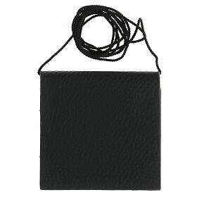 Portateca con teca con croce e piccolo purificatoio s7