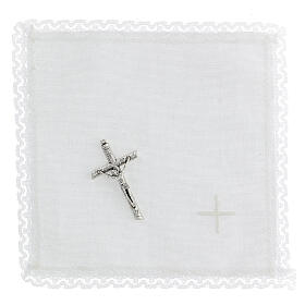 Steifer Behälter mit Reliquiar IHS und Kreuz s3