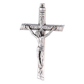 Reliquiarsetui Kalbleder mit Reliquiar IHS und Kreuz s6