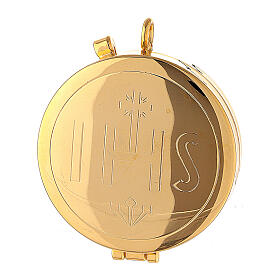 Pyx burse in calfskin with pyx, cross and towel s3