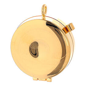 Pyx burse in calfskin with pyx, cross and towel s5