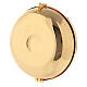 Pyx burse in leather with gold-plated pyx, 12 cm s5