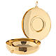 Pyx burse in leather with gold-plated pyx, 12 cm s4