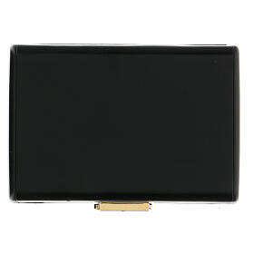 Estuche rígido de cuero negro con 6 accesorios s9