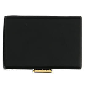 Estuche rígido de cuero negro con 6 accesorios s10