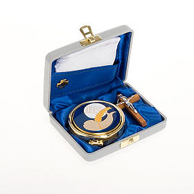 Relicarios eucarísticos: Estuche blanco con 3 accesorios Relicarios eucarísticos: Estuche blanco con 3 accesorios