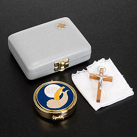 Custodes à hosties: Custode avec son étui blanc, 3 accessoires Custodes à hosties: Custode avec son étui blanc, 3 accessoires