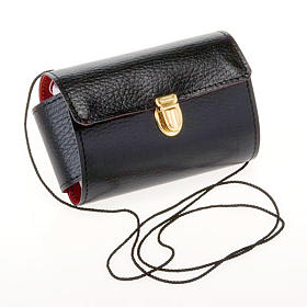 Teche Eucaristiche: Bustina pelle tipo foca portateca con teca Teche Eucaristiche: Bustina pelle tipo foca portateca con teca