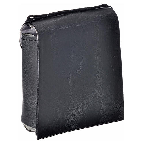 Pyx case in leather, 10 cm, black 2