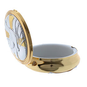 Custode hosties Colombe en métal plaque aluminium 5 cm s3