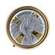 Holy Spirit Dove Pyx in metal with aluminium plate 5 cm s1