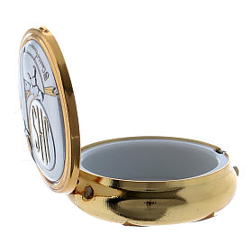 Cyborium Świeca metal płytka aluminium 5 cm s3