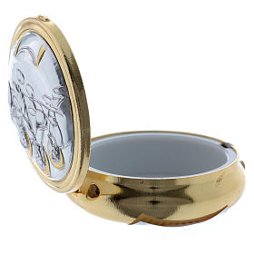 The Last Dinner pill box in metal with aluminium plate 5 cm s3