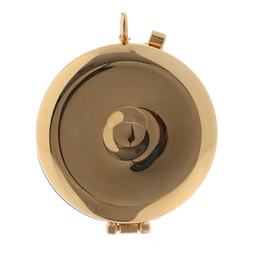 Portaviático Metal y Madera de Olivo grabado Cordero 5,5 cm diámetro 3