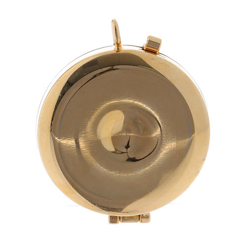 Portaviático Metal y Madera de Olivo grabado Manos Juntas 5,5 cm diámetro 3