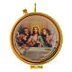 Host shrine The Last Supper in olive wood with 5,5 cm diameter s1
