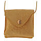 Bag with brass case IHS in yellow satin diam. 5 cm s1