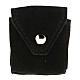 Pouch for Eucharist case in black suede s4