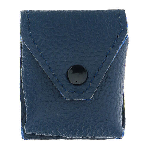 Blue leather burse with engraved pyx 4