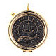 Pyx with bread and fish decoration diam. 4 cm s1