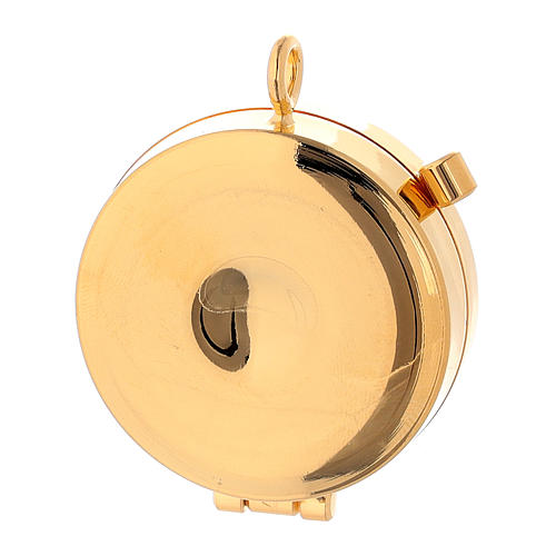 Relicario Eucarístico mini 4 cm placa esmaltada cáliz 3