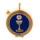 Custode hosties mini 4 cm plaque émaillée calice
