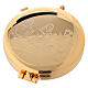 Gold plated pyx with engraved Last Supper 2 in s1