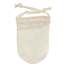 White satin burse painted by hand with 2 in pyx s6