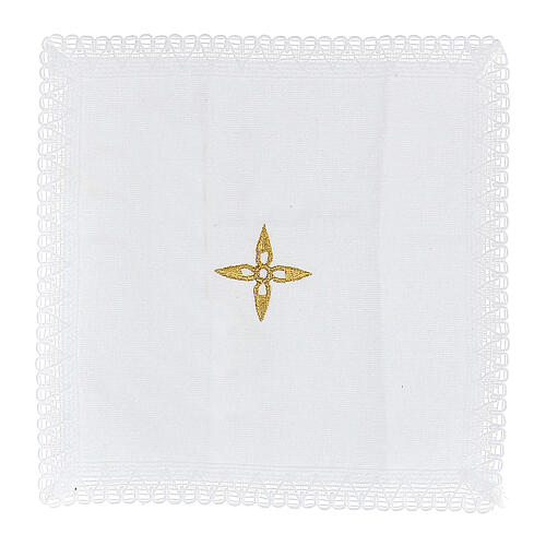 Estuche para viático color verde de verdadero cuero con cuerda y relicario d. 7,5 cm 3