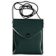 Green leather burse with string and 3 in pyx s6