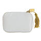 White travel case with embroidered lamb s10