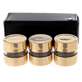 Santos Óleos e Serviços de Batismo: Estojo vasos óleos santos INF-CRIS-CAT