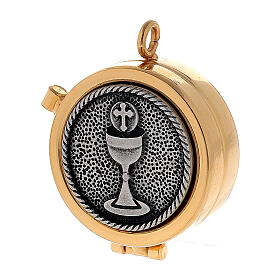 Satin burse Chrisme pattern for mini pyx