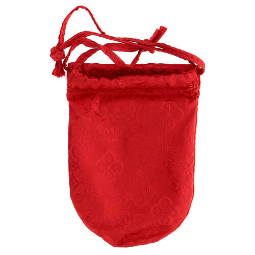 Viaticum bag in red satin 7