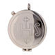 IHS Pyx in silver-tone brass, 5 cm s1