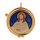 Host case with blessing Christ 3x5.3 cm s1