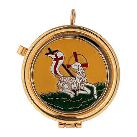 Host case with Lamb of Peace 3x5.3 cm