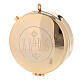 Caixa de hóstias IHS hóstia celebrante diâm. 8 cm s1