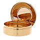 Host case with bread and wine plaque 2.5x7.8cm s2