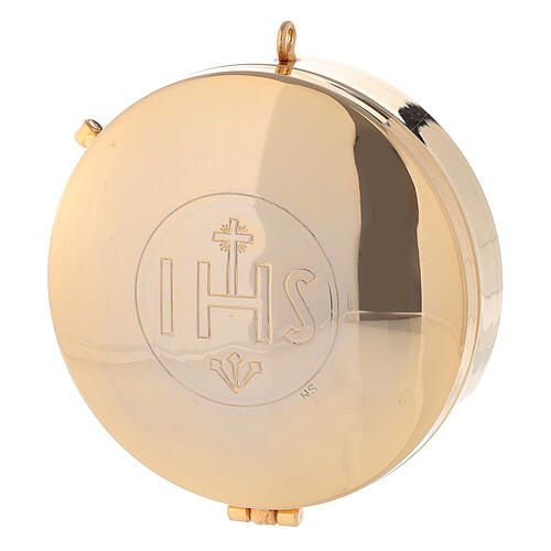 Golden brass case IHS 2.5x9.5 cm. 1