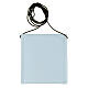 Portateca Giubileo 2025 italiano doppia tasca 10x9 cm pelle vegetale s3