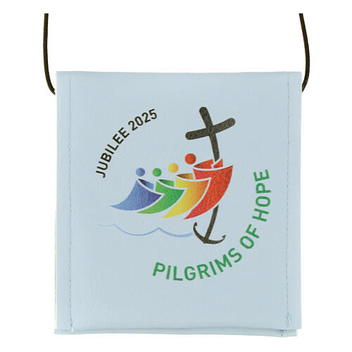 Portateca Giubileo inglese pelle vegetale 10x9 cm 1