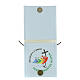Portateca Giubileo 2025 latino con cordino 10x9 cm pelle vegetale s2