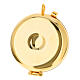 Custode à hostie Jubilé 2025 bois d'olivier logo coloré 5 cm s3