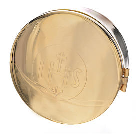 Pyx in brass, 9.5cm diameter