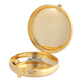 Pyx with Tau and cord enamel decoration on the cover